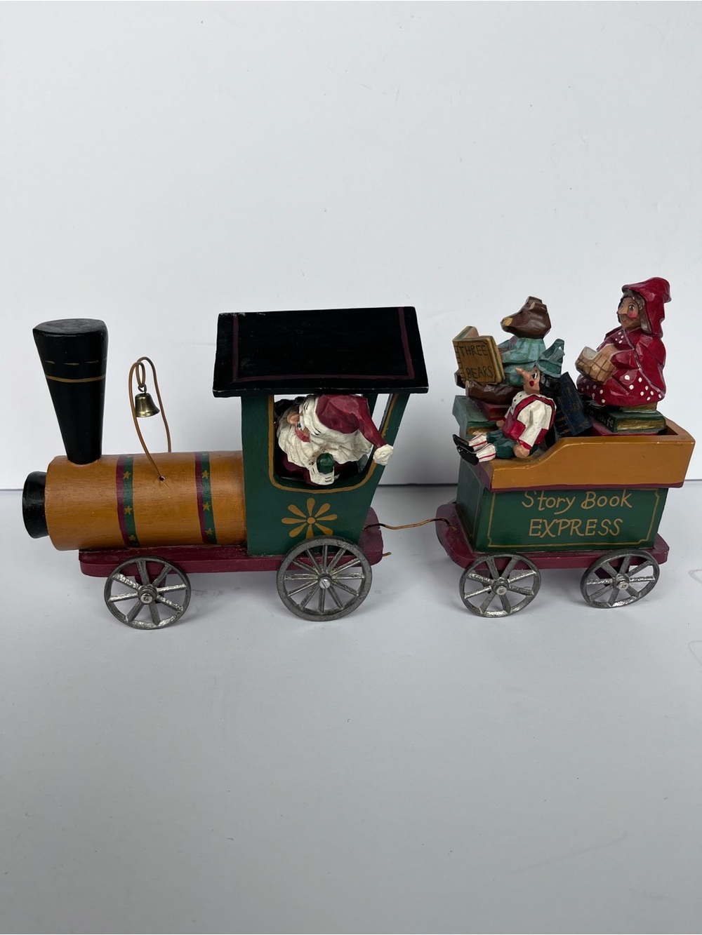 House of Hatten Story Book Express Train Santa 2001 Collectible Train Set